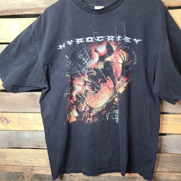 cygnus Other - Hipocrisy Death Metal Band Virus Concert Tour T-Shirt  2005/2006 XL